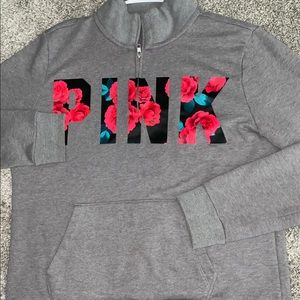 VS PINK half zip jacket